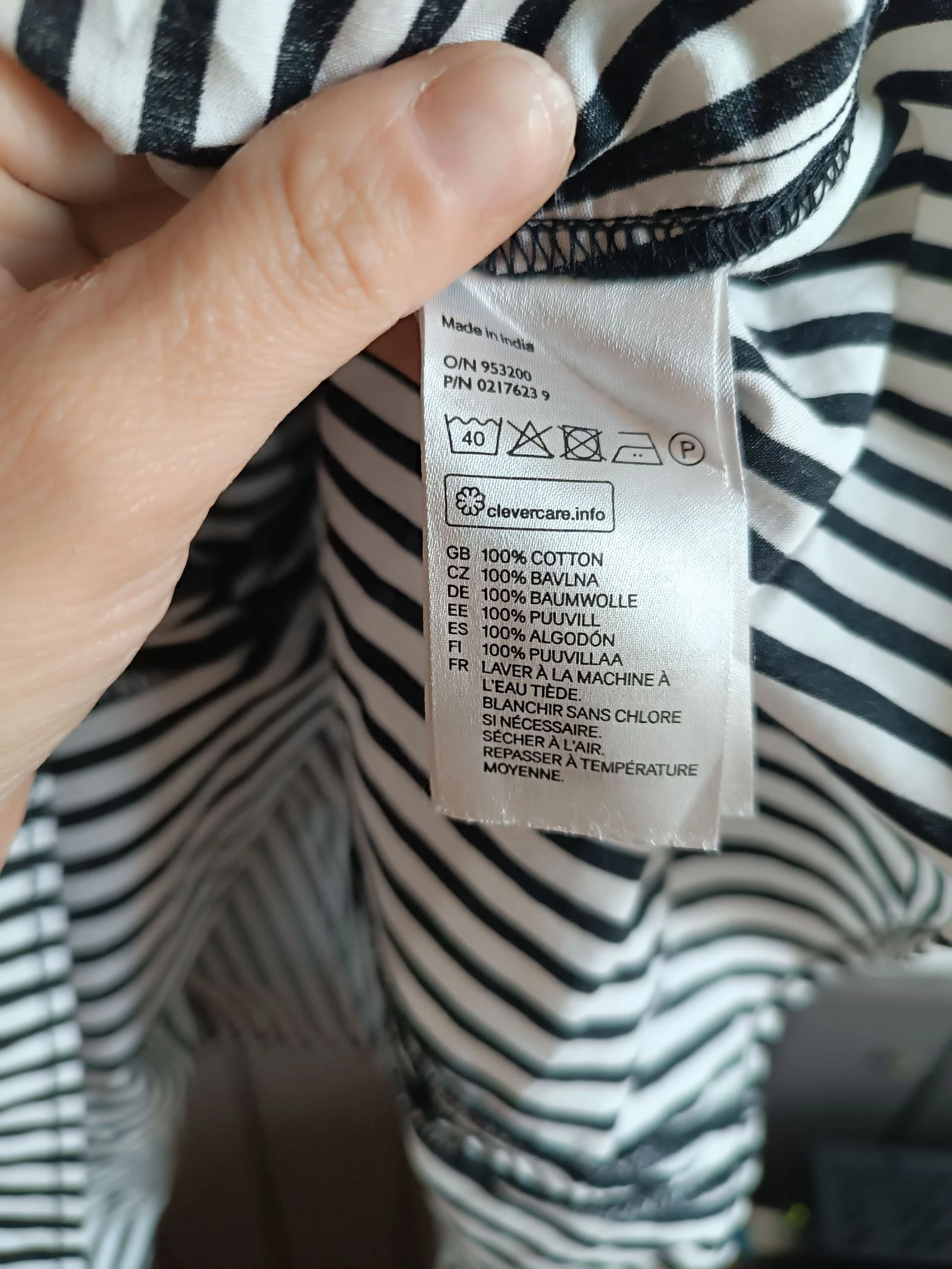Striped skater dress - Size XS – photo 7